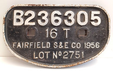 Type wagon plate for sale  CREDITON
