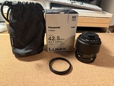 Używany, Lumix G 42.5mm f/1.7 Lens | Very good condition + protective filter na sprzedaż  PL