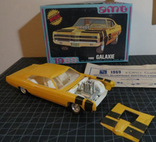 Antigo Original AMT 1969 Ford Galaxy Hardtop Modelo com INSTRUÇÕES NA CAIXA comprar usado  Enviando para Brazil