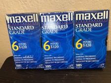 Maxell blank vhs for sale  El Paso