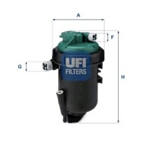Ufi kraftstofffilter 181 gebraucht kaufen  Mayen