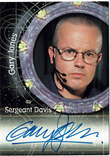 Stargate SG-1 temporada 5 autógrafo cartão automático A20 Gary Jones como Sargento Davis, usado comprar usado  Enviando para Brazil