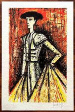 Bernard Buffet Litografía Certificada COA Firma Op A Pluma Numerada Lápiz 180ex comprar usado  Enviando para Brazil