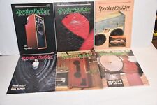 Vintage SPEAKER BUILDER MAGAZINE YEAR 1989  - 6 ISSUES, usado segunda mano  Embacar hacia Argentina