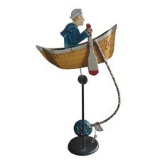 Antigo brinquedo de equilíbrio de pêndulo de metal para cachorro salgado gancho céu remo pátina marinheiro 18" LEIA comprar usado Antigo brinquedo de equilíbrio de pêndulo de metal para cachorro salgado gancho céu remo pátina marinheiro 18" LEIA comprar usado  Enviando para Brazil