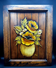 Vtg wood plaque for sale  Rose Hill