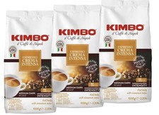 Używany, Kimbo Crema Intensa Caffè in Grani 3 Kg (3x1 Kg) Intensità 11/13 Scadenza 06/27 na sprzedaż  Wysyłka do Poland