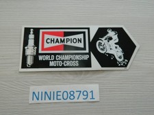 Autocollant motocross champion d'occasion  Hergnies