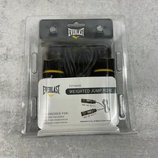 Everlast Fitness corda de salto ponderada 4485TRC alças Evergrip preto amarelo, usado comprar usado  Enviando para Brazil