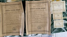 Lot vieux documents d'occasion  Saintes