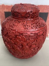 Antique chinese cinnabar for sale  HULL