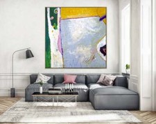 Pintura abstrata Original Grande Tela Acrílica Parede Arte Expressionismo Colorido comprar usado  Enviando para Brazil