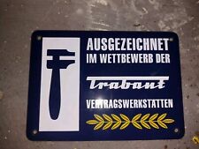 Türschild emailschild trabant gebraucht kaufen  Hirschfelde