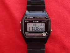 Usado, ✪ Vintage e Raro CASIO F-77W (módulo 593) / Relógio Digital comprar usado  Enviando para Brazil