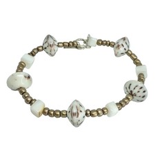 Handcrafted bracelet white for sale  Hagerstown