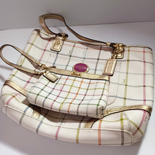 Coach plaid multi for sale  Rochelle