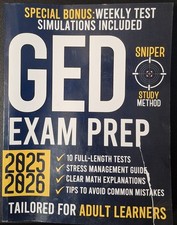 Ged exam prep for sale  Cullman