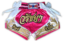Shorts de kickboxing Muay Thai design bordado rosa fantasia MMA K1 UFC academia esporte comprar usado  Enviando para Brazil