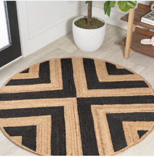 Round rug jute for sale  Shipping to Ireland