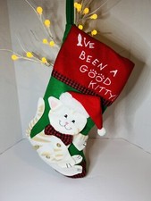 Kitty christmas stocking for sale  Burnet