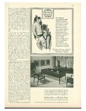 1964 Stow & Davis Furniture And Bloomingdale Mens Store IMPRESSÃO ANÚNCIO comprar usado  Enviando para Brazil