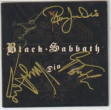 BLACK SABBATH Autografado Assinado CD Inserção DIO TONY IOMMI GEZZER BUTLER APPICE comprar usado  Enviando para Brazil