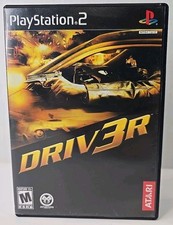 Driver 3 (Sony PlayStation 2) CIB PS2 COMPLETE BLACK LABEL disco perfeito  comprar usado  Enviando para Brazil