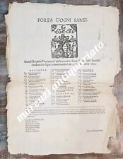 Antico documento storia usato  Cremona