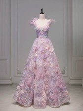 Floral pink prom d'occasion  Expédié en Belgium