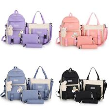 Juego de 5 piezas Niñas Bolso escolar Mujeres Niñas Mochila Estudiante Bolso de libro Bolso de viaje segunda mano  Embacar hacia Mexico