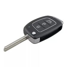 Capa chave flip reparo 3 botões para Hyundai I10 I20 I40 IX35 Santa Fe controle remoto fob comprar usado  Enviando para Brazil