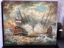 Tableau marine signé d'occasion  Beauvais