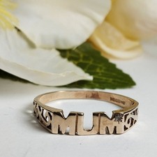 9ct gold mum ring for sale  ROMFORD
