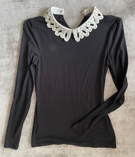 Bluse shirt schmuckkragen gebraucht kaufen  Essen