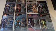 Figurinhas e cartas colecionáveis de 9 personagens de Mortal Kombat comprar usado  Enviando para Brazil