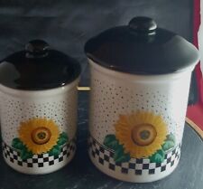 Sunflower matching canisters for sale  Houston