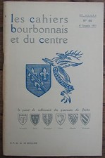 Cahiers bourbonnais centre d'occasion  Saint-Éloy-les-Mines
