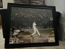 Foto emoldurada autografada 16x20 de Cal Ripken Jr “Last At Bat” certificado de autenticidade - Steiner comprar usado  Enviando para Brazil