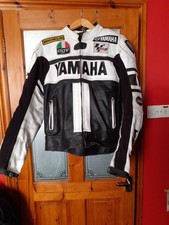 Motorcycle leather jacket for sale  LEVEN