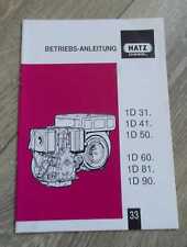 Hatz motoren 1d31 gebraucht kaufen  Recke