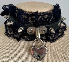 Leather collar choker for sale  Miami