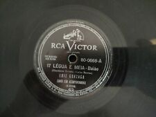 LUIZ GONZAGA Rca Victor 0668 BRAZIL 78rpm 17 LEGUA E MEIA / FORRO DE MANE VITO comprar usado  Enviando para Brazil