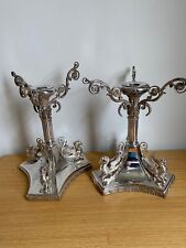 Pair silver plate for sale  DORCHESTER