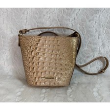 Bolsa tiracolo Brahmin Katie nova sem etiquetas pastelaria ombré Melbourne crocodilo couro em relevo comprar usado  Enviando para Brazil