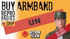 Action Man Action Team Un (Auto Adesivas) tecido Faixas de braço comprar usado  Enviando para Brazil