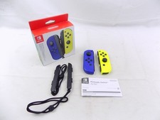 Par de controles Joycon azul e amarelo para Nintendo Switch na caixa como novo com Wris... comprar usado  Enviando para Brazil