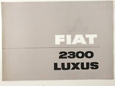 Fiat 2300 luxus gebraucht kaufen  Oldenburg (Oldenburg)