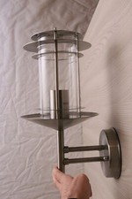 Lampada esterno acciaio usato  Torre di Mosto