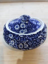 Burleigh blue calico for sale  TENBURY WELLS
