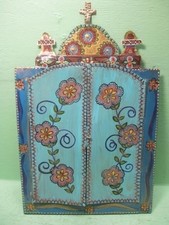 Antique tin retablo d'occasion  Expédié en Belgium